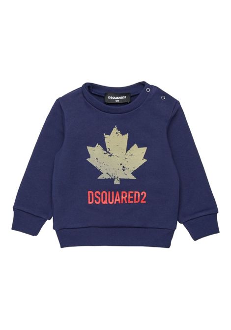 Felpa con stampa DSQUARED2 JUNIOR | DQ3096 D00ZFDQ864